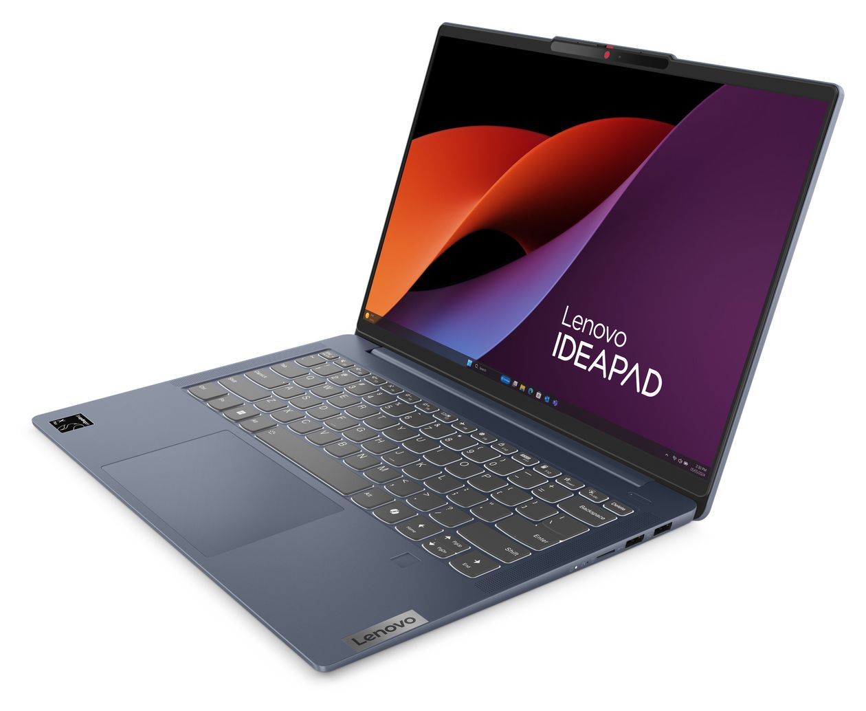 IdeaPad Slim 5 14Q8X9 WUXGA Notebook 35,6 cm (14 Zoll) 1920 x 1200 Pixel 32 GB Ram 1 TB SSD Windows 11 Home Qualcomm Snapdragon max. 3,4 GHz intern  (Blau) 