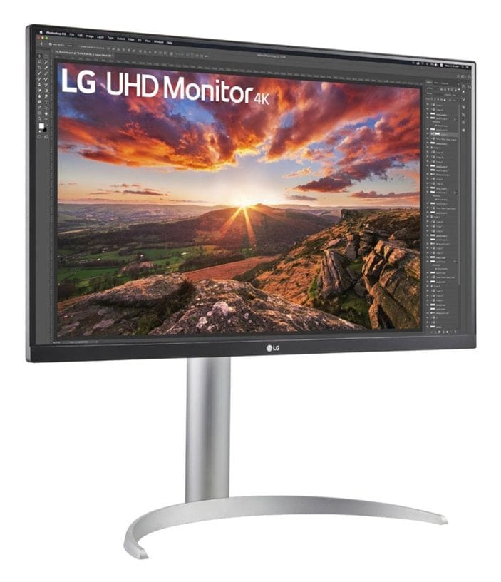 27UP850K-W 4K Ultra HD Monitor 68,6 cm (27 Zoll) 16:9 5 ms 400 cd/m²  (Schwarz, Weiß) 