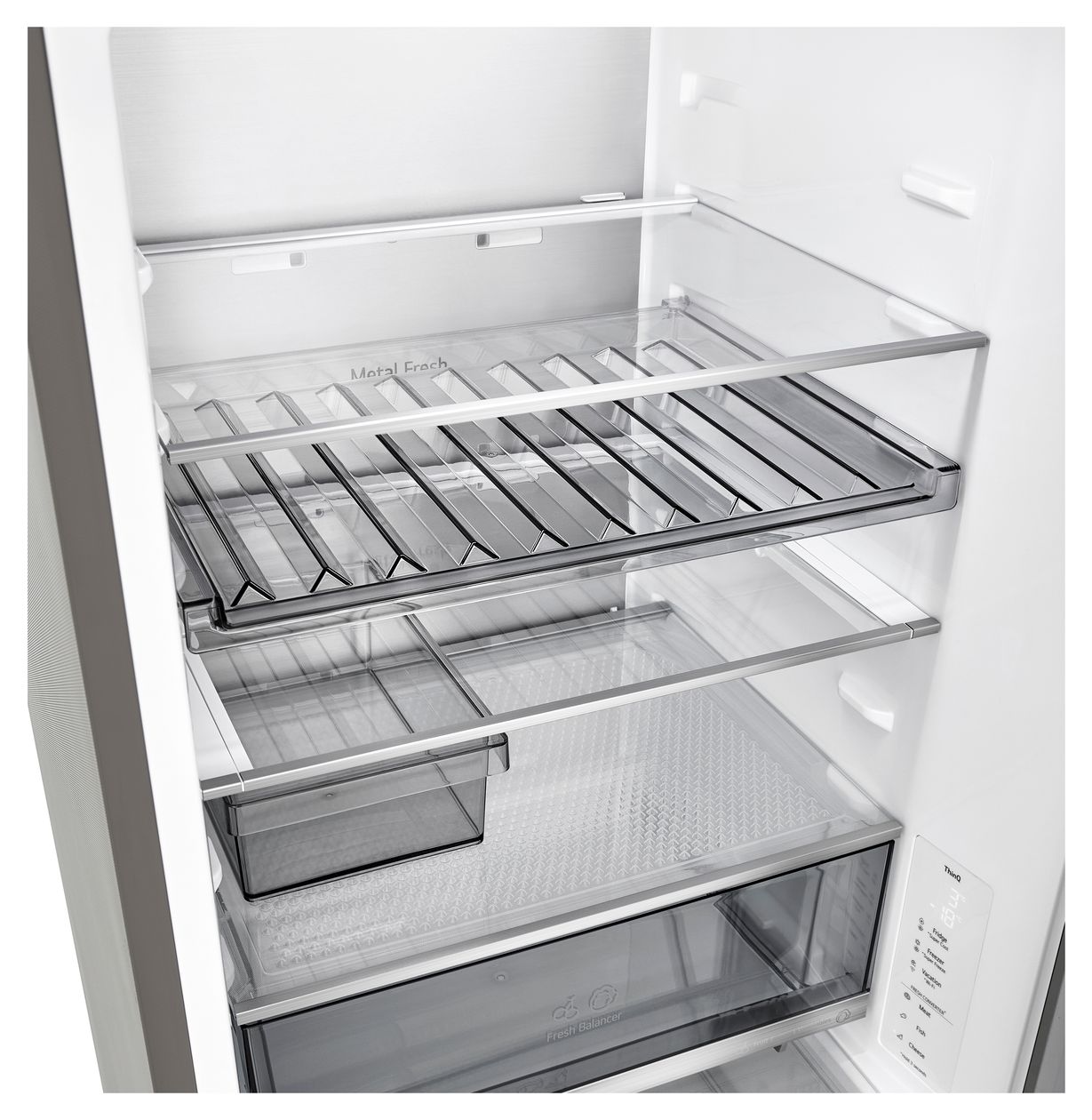 GBBS514AMB 220 l / 113 l Kühl-Gefrierkombi freistehend NoFrost 108 kWh Jahr  (Edelstahl) 