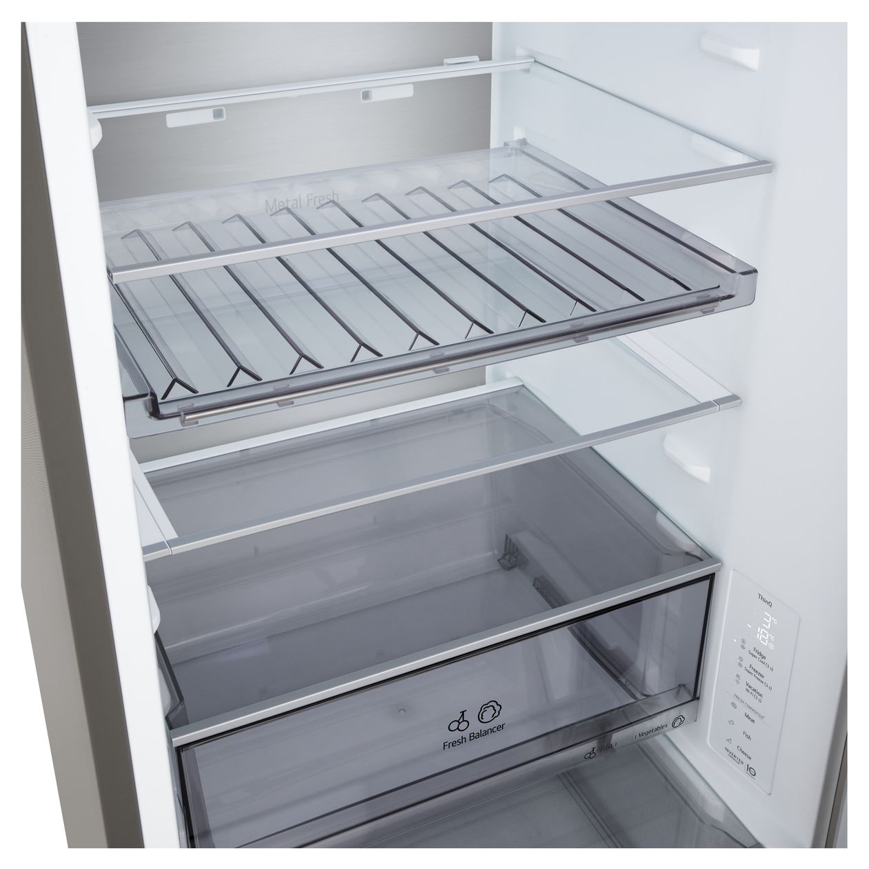 GBBS514CPY 220 l / 113 l Kühl-Gefrierkombi freistehend NoFrost 169 kWh Jahr  (Silber) 