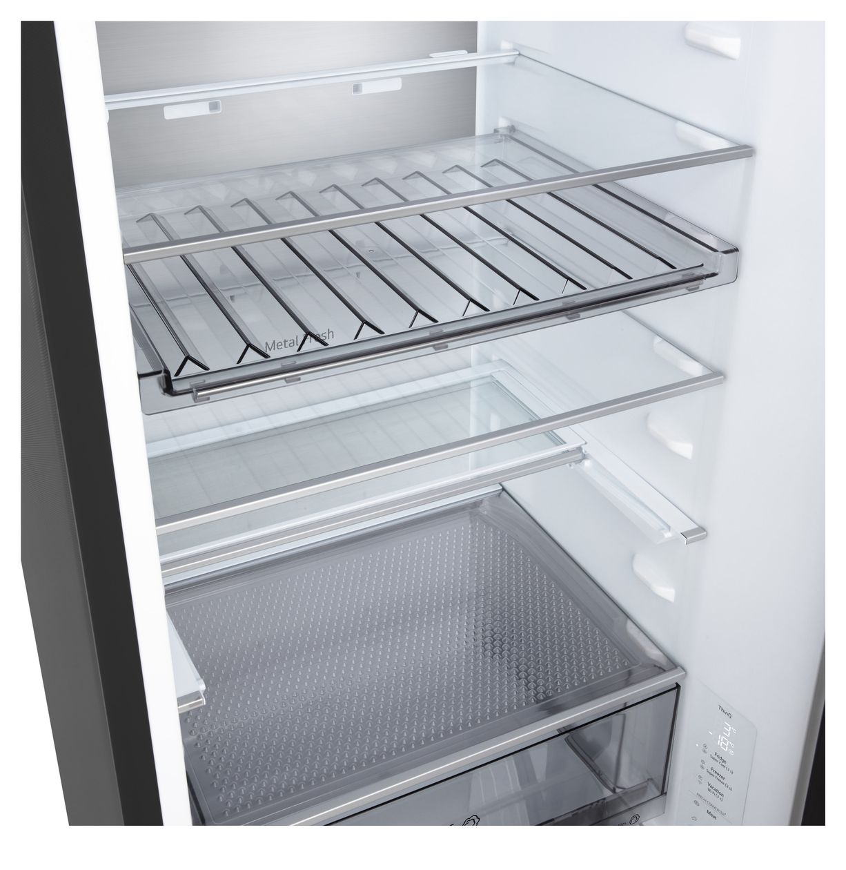 GBBS524AEV 262 l / 113 l Kühl-Gefrierkombi freistehend NoFrost 112 kWh Jahr  (Schwarz) 