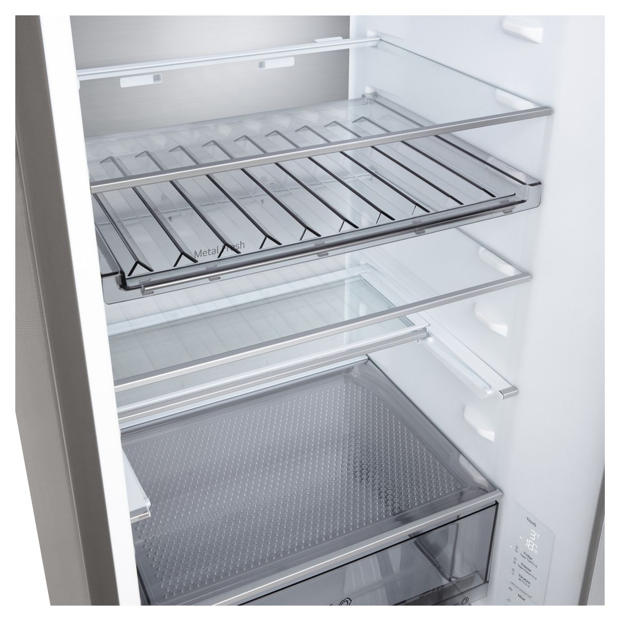 GBBS524APY 262 l / 113 l Kühl-Gefrierkombi freistehend NoFrost 112 kWh Jahr  (Silber) 