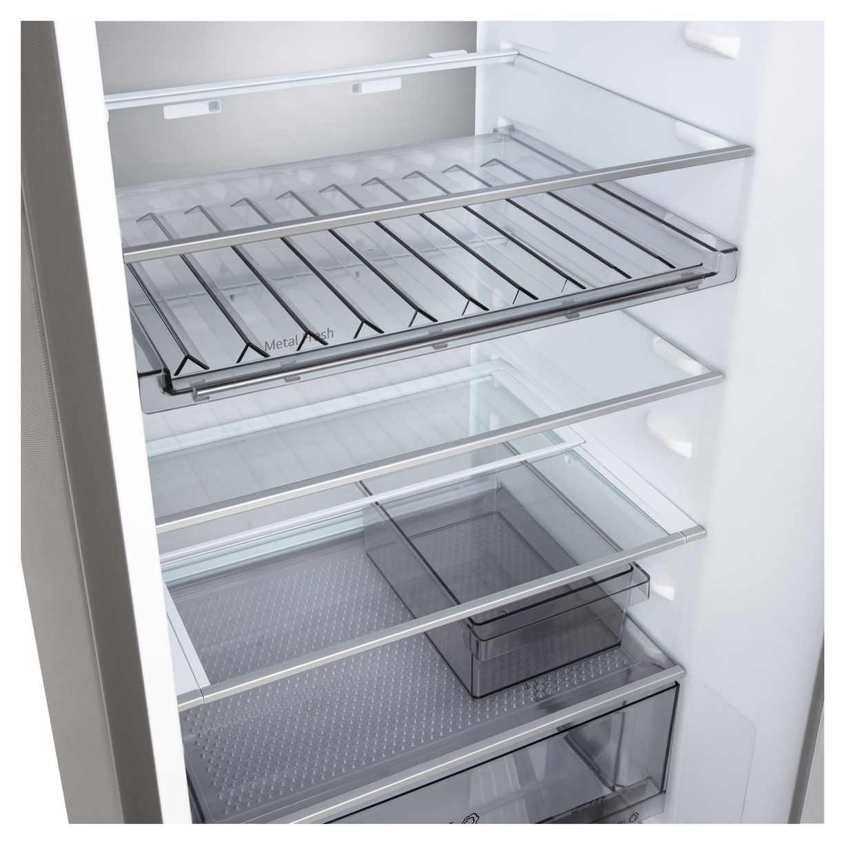 GBBS525APY 262 l / 113 l Kühl-Gefrierkombi freistehend 112 kWh Jahr  (Silber) 