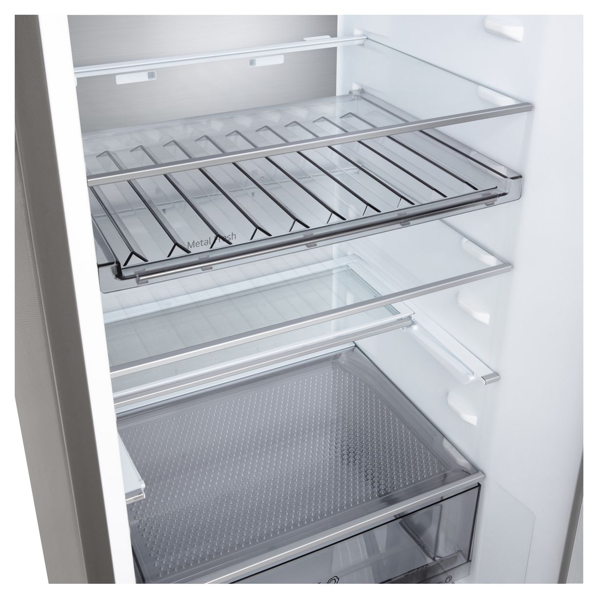 GBBS525CPY 262 l / 113 l Kühl-Gefrierkombi freistehend NoFrost 175 kWh Jahr  (Silber) 