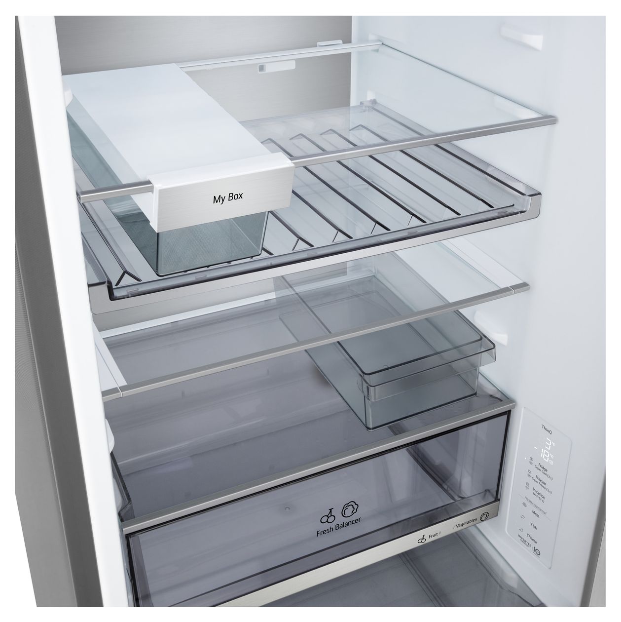 GBBS716AMB 220 l / 113 l Kühl-Gefrierkombi freistehend NoFrost 108 kWh Jahr  (Metallisch) 