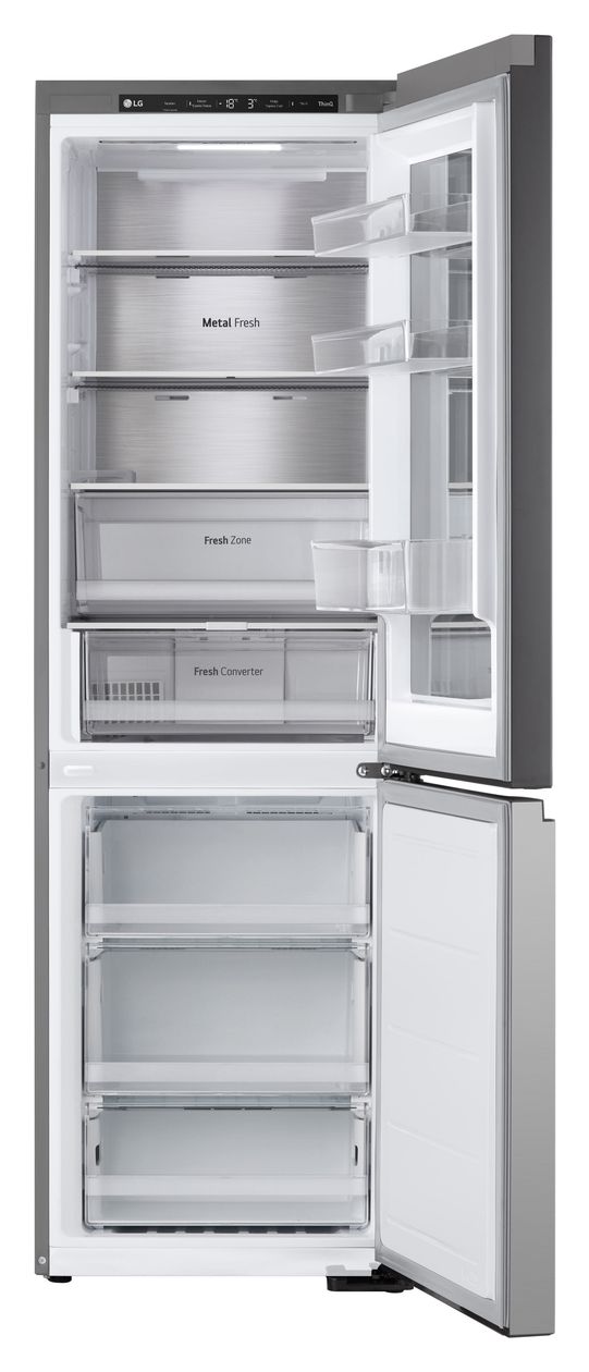 GBG5160CPY 239 l / 110 l Kühl-Gefrierkombi freistehend NoFrost 172 kWh Jahr  (Silber) 