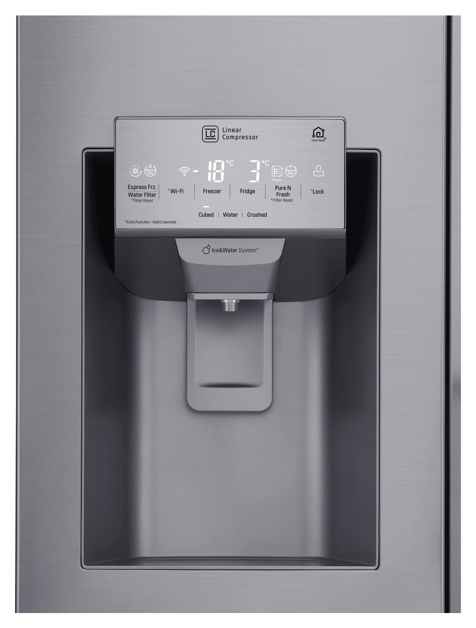 GML844PZKZ Side-by-Side Kühl-/ Gefrierkombination French Door 286 l / 220 l 314 kWh NoFrost 1787 mm x 836 mm  (Silber) 