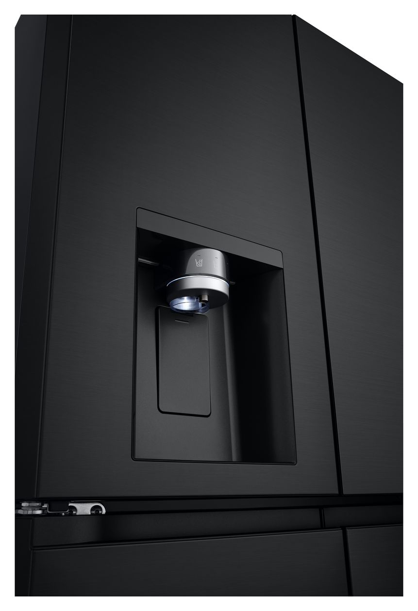 GML861EPPE Side-by-Side Kühl-/ Gefrierkombination 286 l / 220 l 314 kWh NoFrost 1787 mm x 835 mm  (Schwarz) 