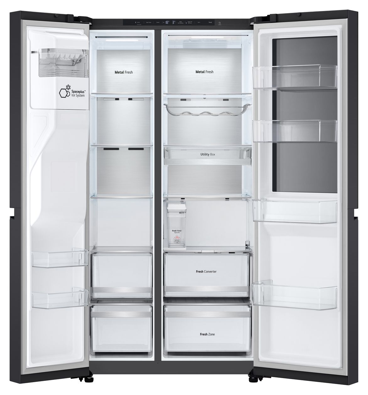 GSGE91EVAC Side-by-Side Kühl-/ Gefrierkombination 407 l / 221 l 220 kWh 1790 mm x 913 mm  (Schwarz) 