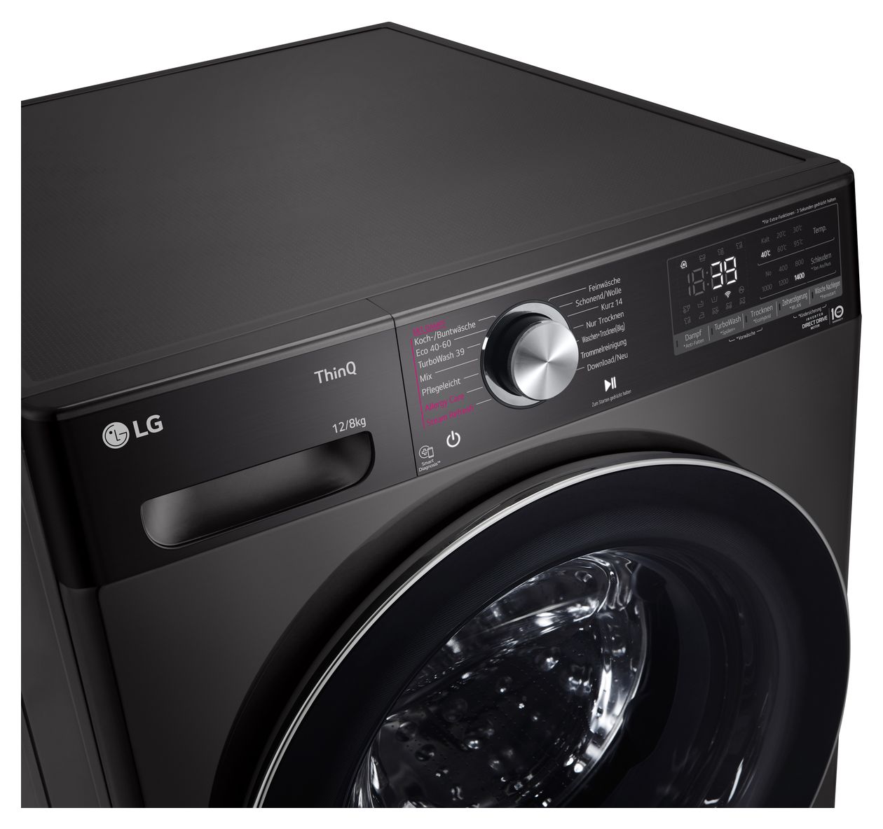 V9WD128H2B 12 kg 8 kg Waschtrockner 1400 U/min 
