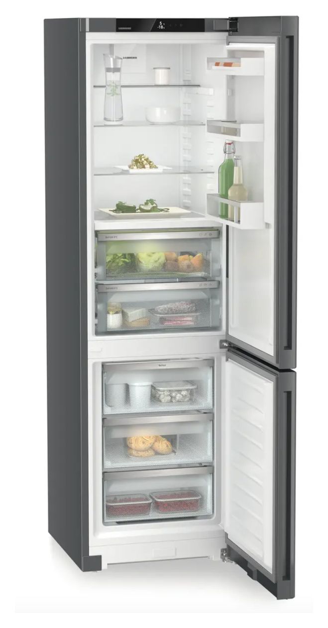CBNdgc5723-20 Plus BioFresh 258 l / 103 l Kühl-Gefrierkombi freistehend NoFrost 181 kWh Jahr  (Grau) 
