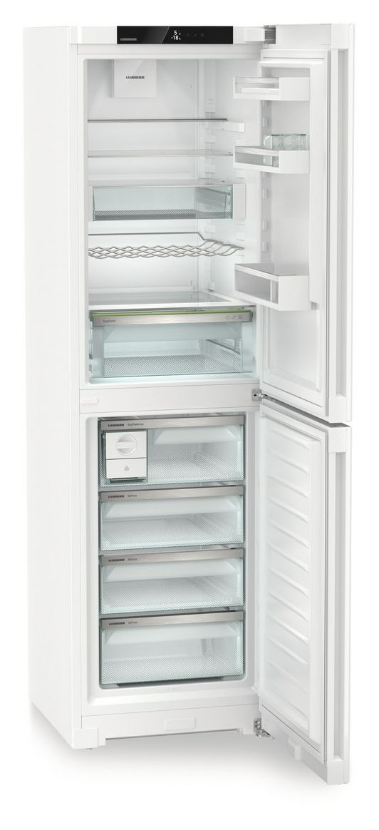 CNc5724-22 227 l / 132 l Kühl-Gefrierkombi freistehend NoFrost 168 kWh Jahr  (Weiß) 