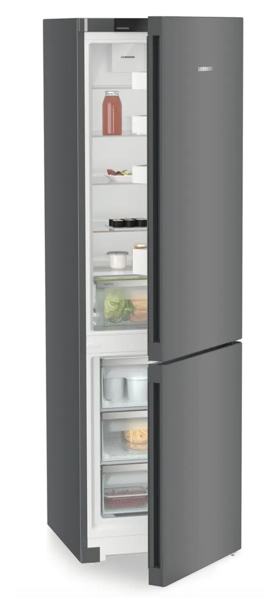 CNdgc5703-20 Pure 268 l / 103 l Kühl-Gefrierkombi freistehend NoFrost 162 kWh Jahr  (Grau) 