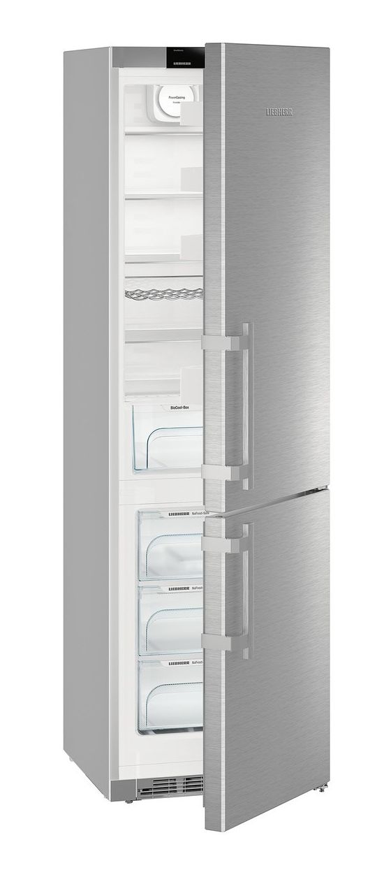 CNef4835-21 Comfort 262 l / 104 l Kühl-Gefrierkombi freistehend NoFrost 203 kWh Jahr  (Silber) 