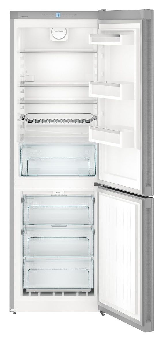 CNPef4333-20 209 l / 101 l Kühl-Gefrierkombi freistehend NoFrost 157 kWh Jahr  (Silber) 
