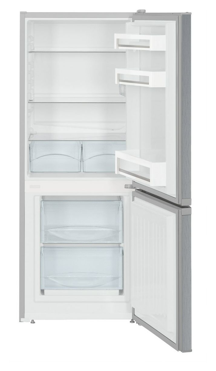 CUele2331-26 157 l / 54 l Kühl-Gefrierkombi freistehend 193 kWh Jahr  (Silber) 