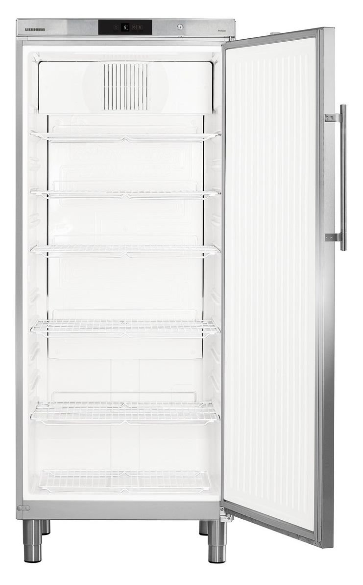 GKv5790-22 432 l / 432 l Kühlschrank freistehend EEK: C 652 kWh Jahr  (Edelstahl) 