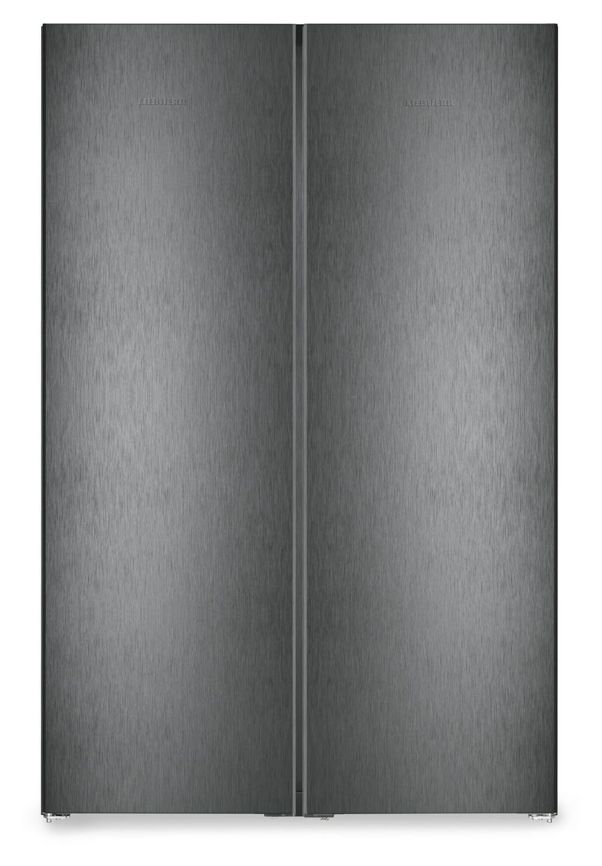 XRFbd5220-22 Plus Europäischer Side-by-Side Kühl-/ Gefrierkombination 399 l / 277 l NoFrost 1855 mm x 1226 mm  (Schwarz) 