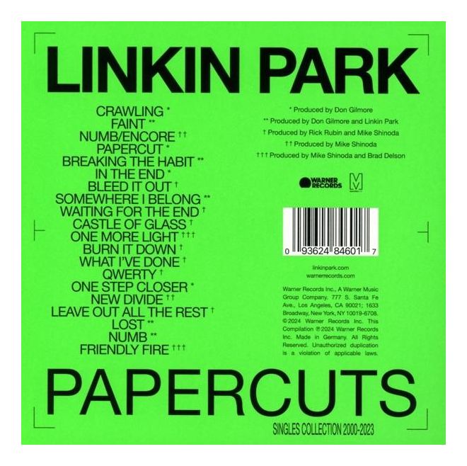 Linkin Park - Papercuts(Singles Collection 2000-2023) 