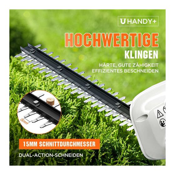 Handy+ 20V U20 2,0 Ah SE Kabelloser Heckenschere Bürstenschneider 