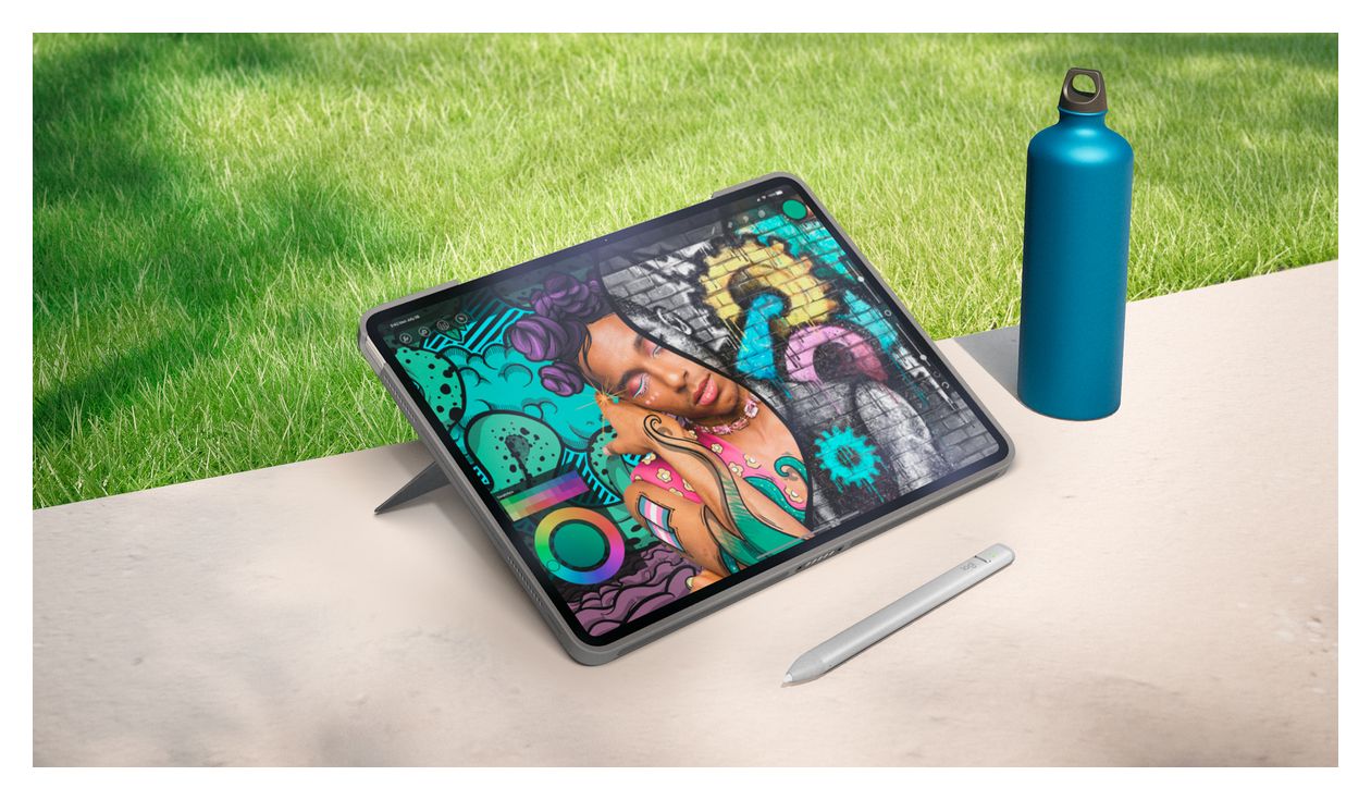 Combo Touch für Apple iPad Air 13-inch (M2) bis 33 cm (13") (Oxford Grey) 