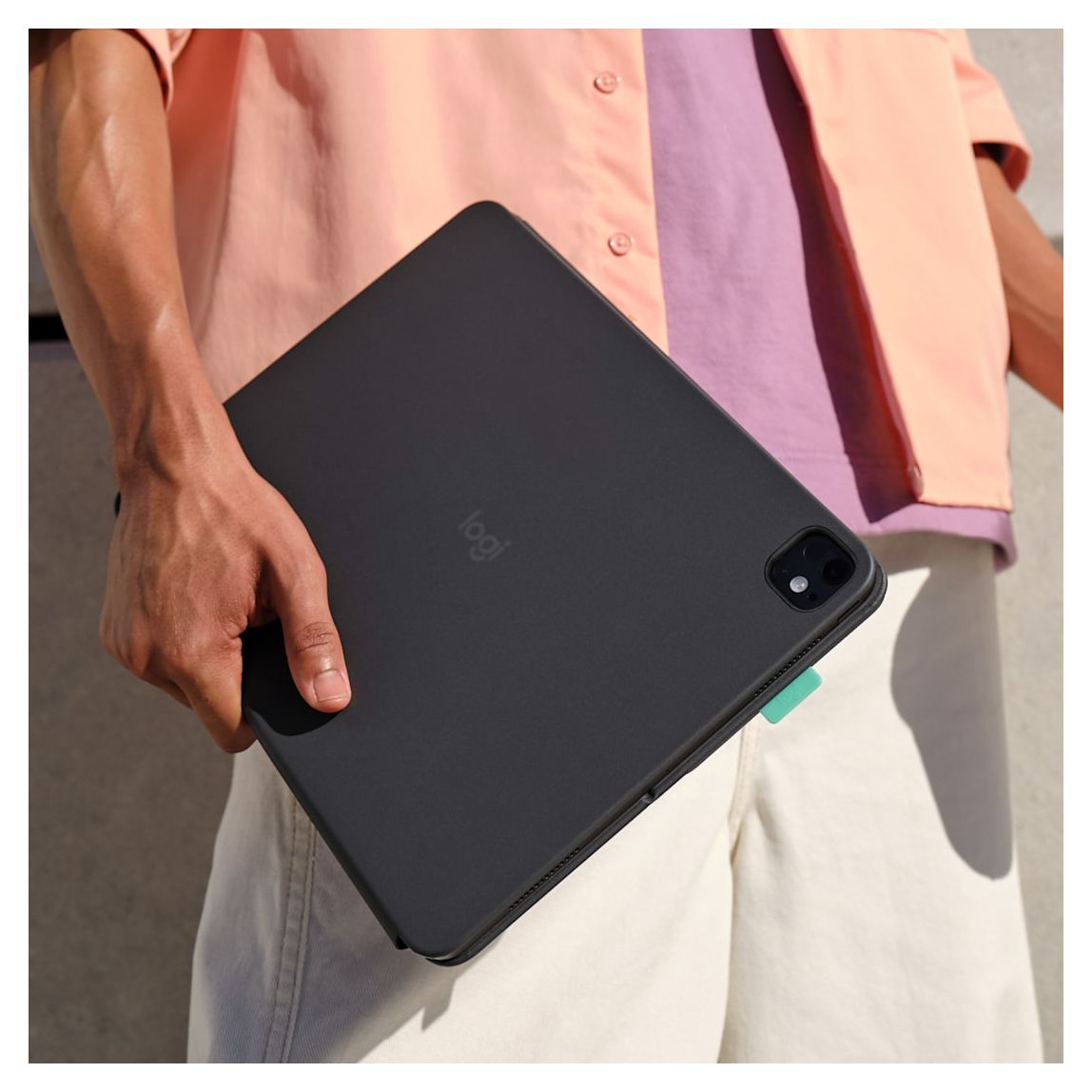Flip Folio Tastatur für Apple iPad Pro 13-inch (M4), iPad Air 13-inch (M2 & M3) Stoßfest, Kratzresistent mit Magnetisch  (Graphit) 
