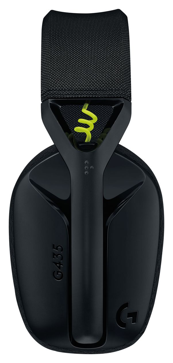 435 Over Ear Bluetooth Kopfhörer kabellos 18 h Laufzeit  (Schwarz, Gelb) 
