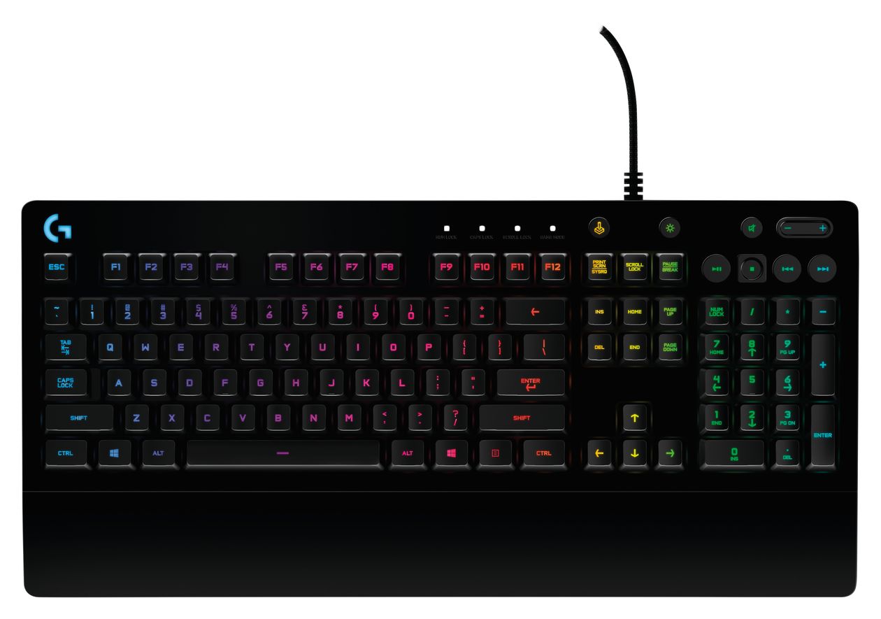 G213 RGB-LED Gaming Tastatur USB  (Schwarz) 