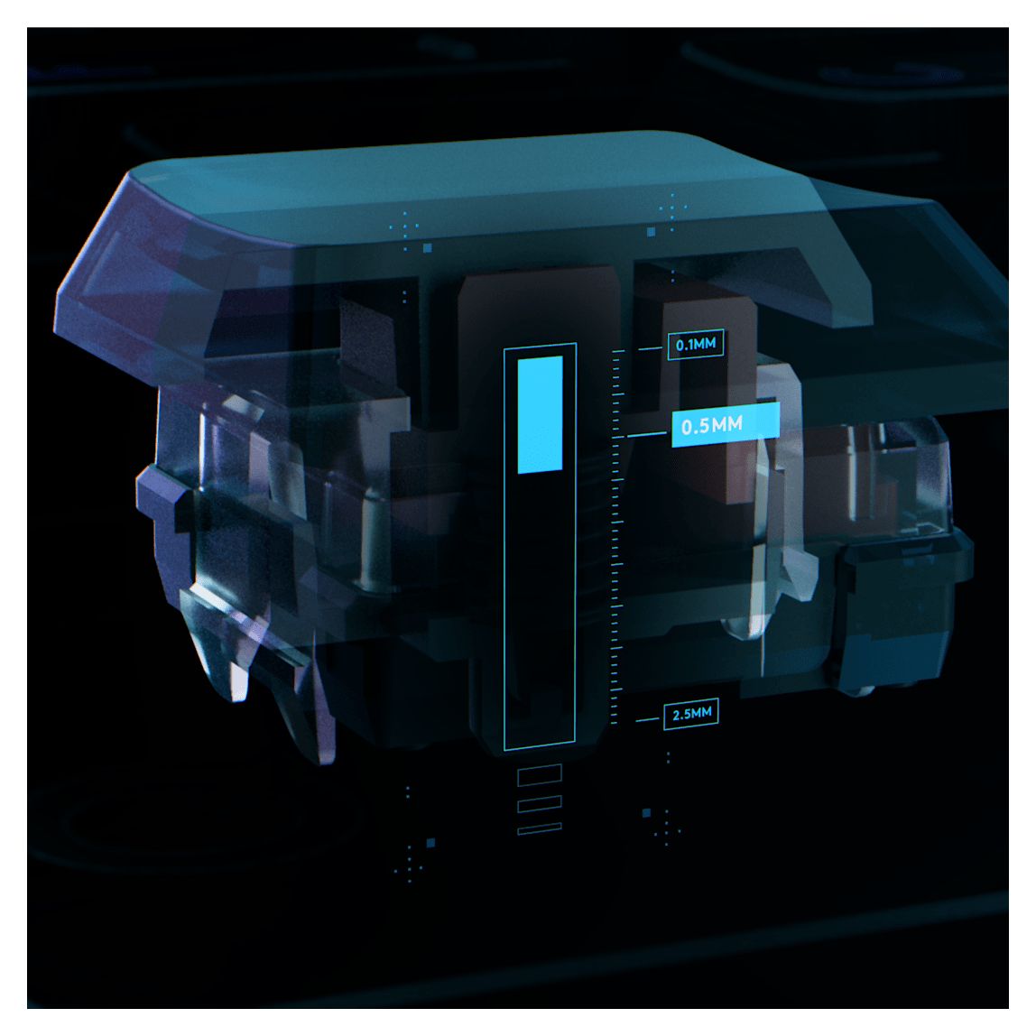 G515 TKL Rapid RGB-LED Gaming Tastatur USB  (Schwarz) 