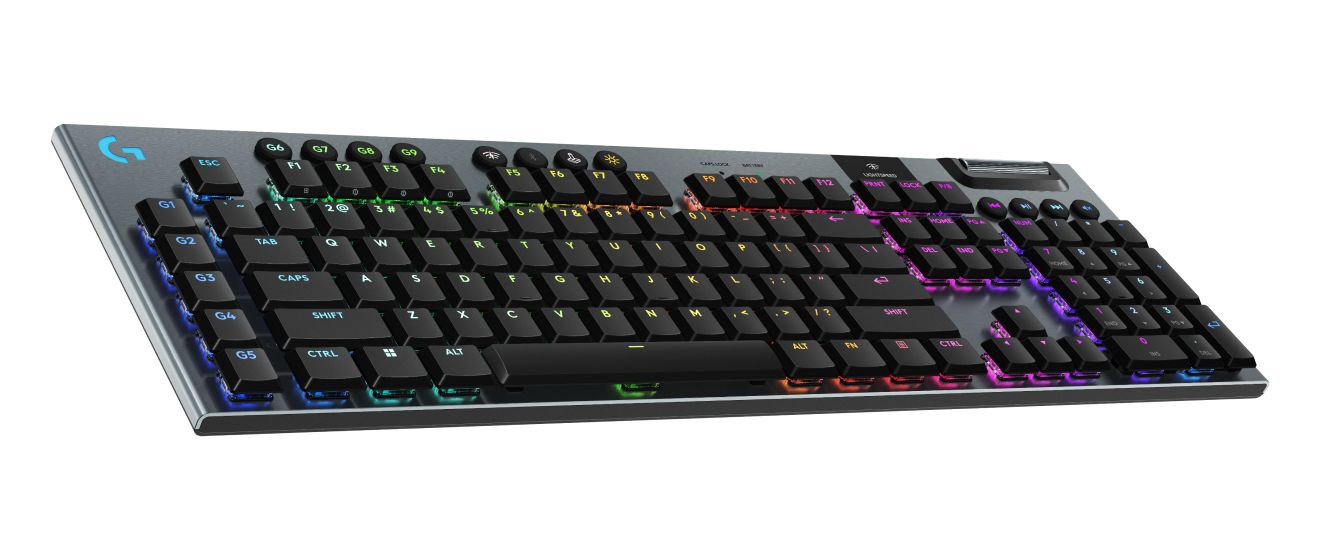 G915X Lightspeed LED Gaming Tastatur USB + RF Wireless + Bluetooth  (Schwarz) 