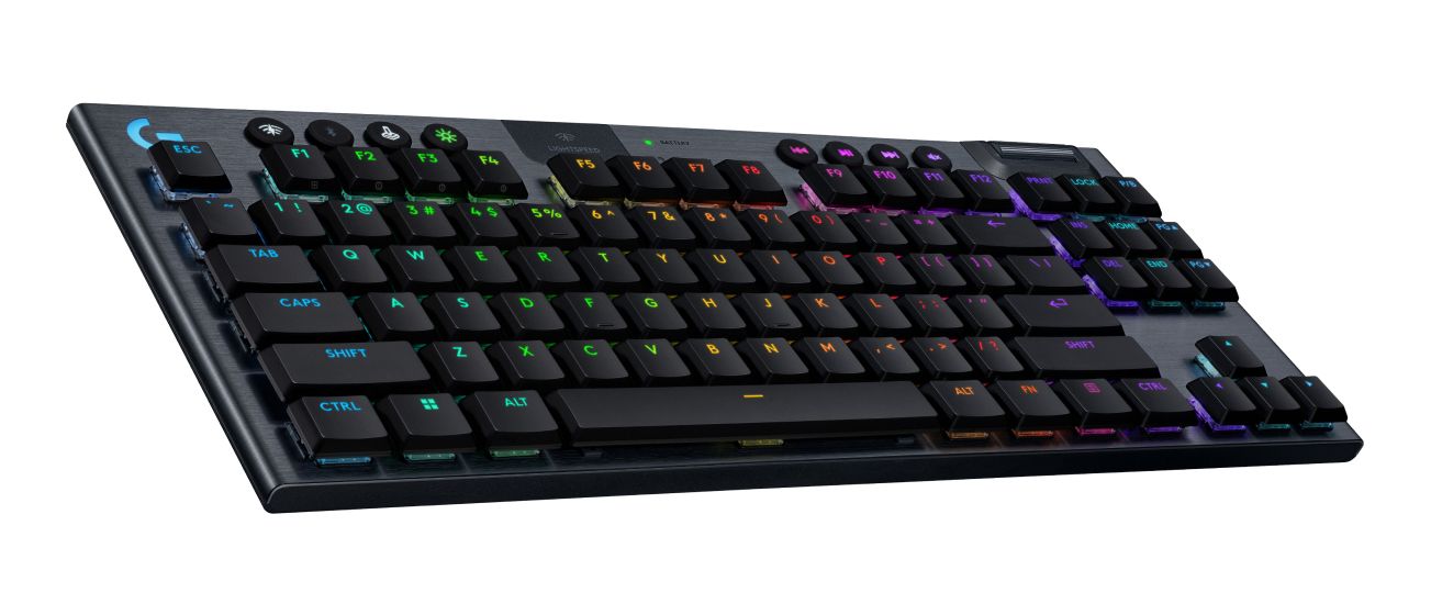 G915X Lightspeed LED Gaming Tastatur USB + RF Wireless + Bluetooth  (Schwarz) 
