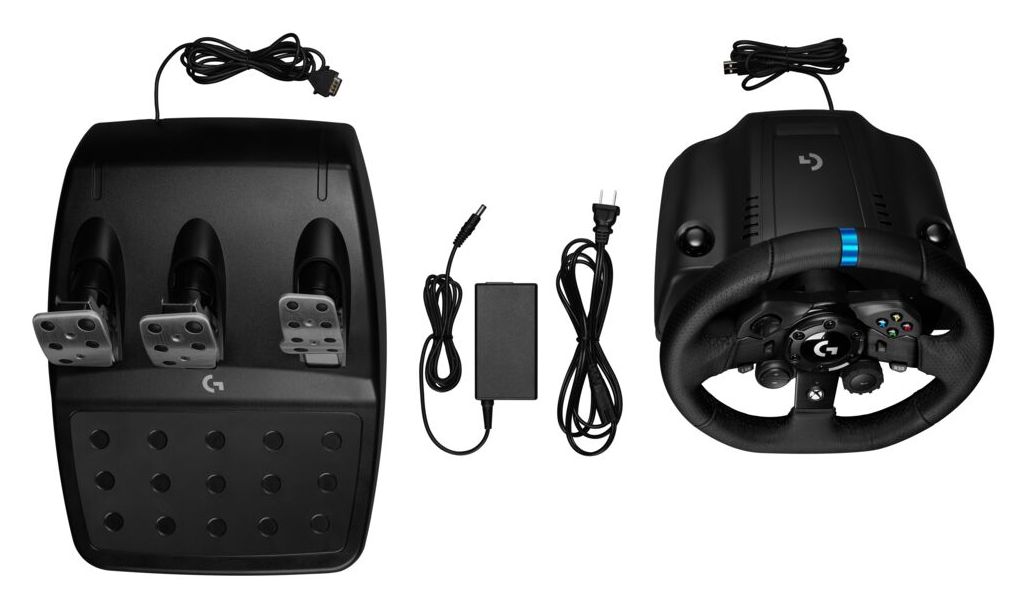 G923SE Lenkrad + Pedale + Joystick für Xbox, Xbox One, Xbox Series S, Xbox Series X  (Schwarz) 