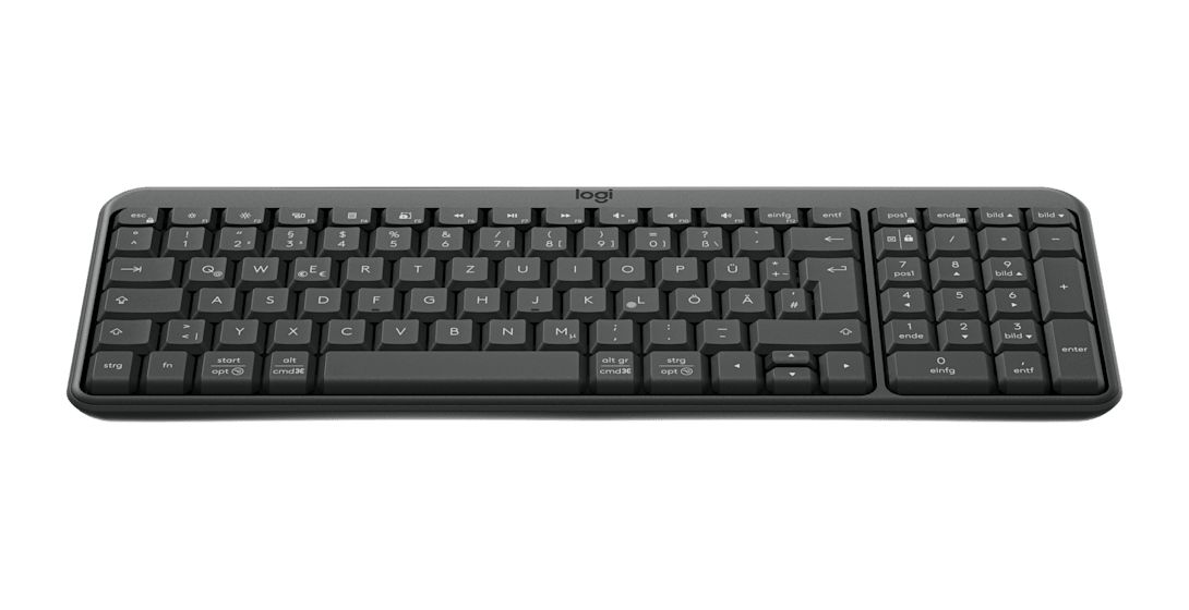 K250 Compact Bluetooth Universal Tastatur RF Wireless + Bluetooth 2.4 GHz  (Graphit) 