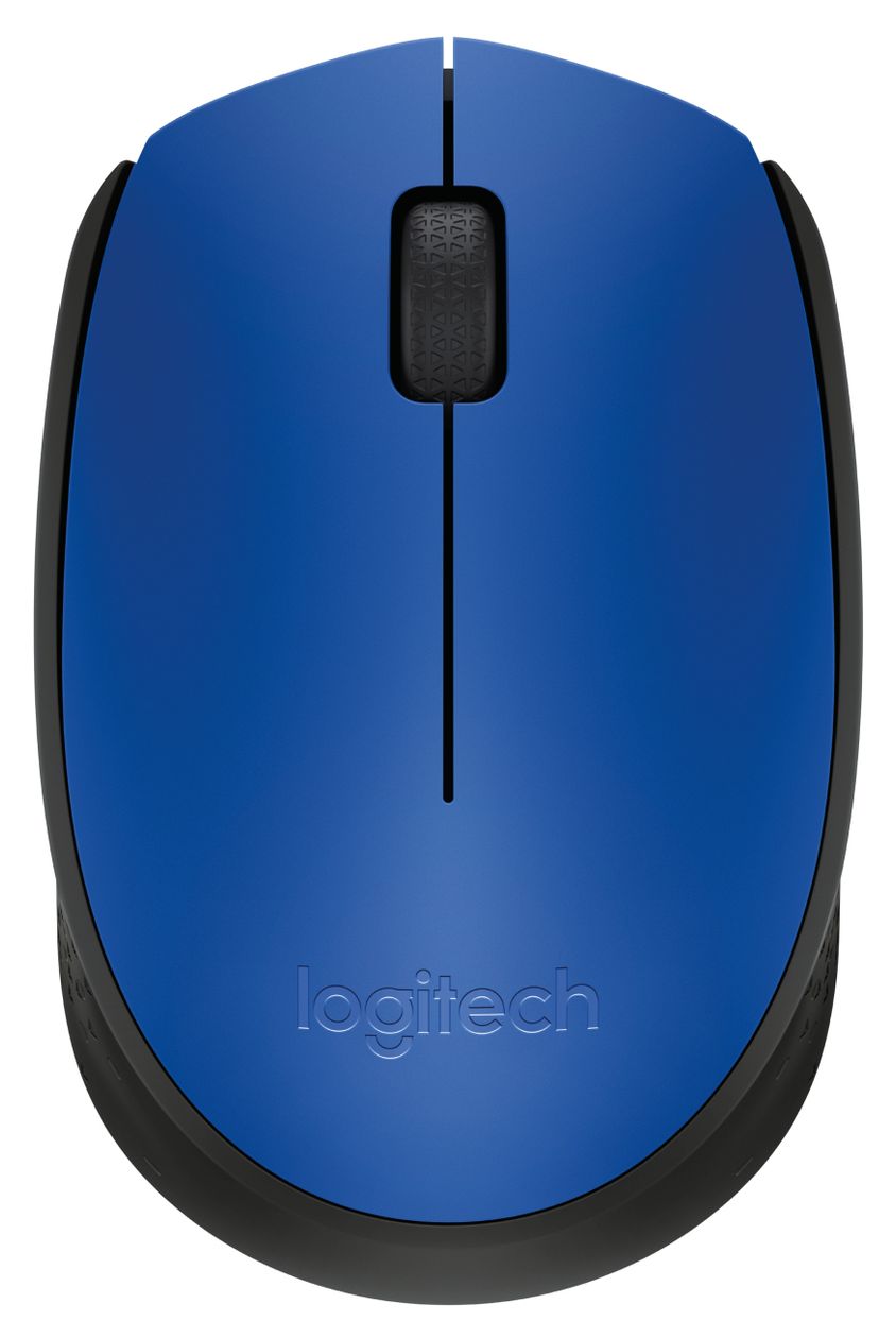M171 1000 DPI Büro Maus Optisch  (Schwarz, Blau) 