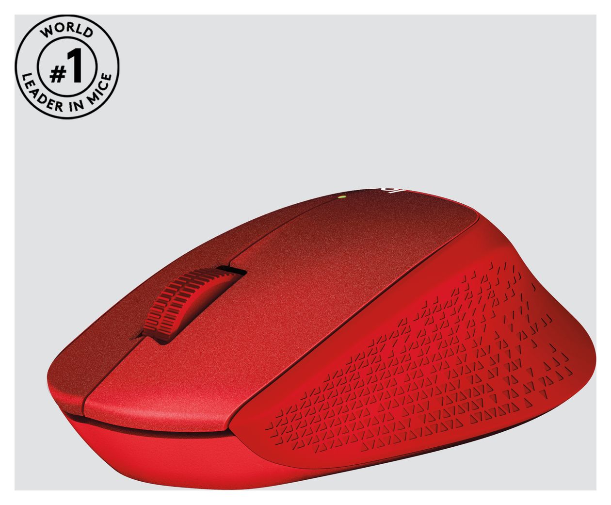 M330 Silent Plus 1000 DPI Büro Maus Mechanisch  (Rot) 