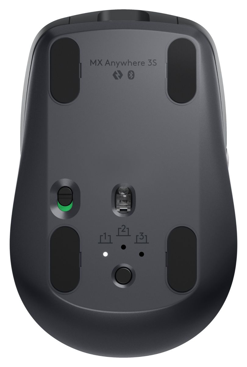 MX Anywhere 3S Compact 8000 DPI Büro Maus Laser  (Graphit) 