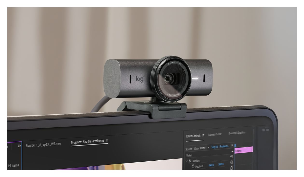 MX Brio 3840 x 2160 Pixel Webcam 