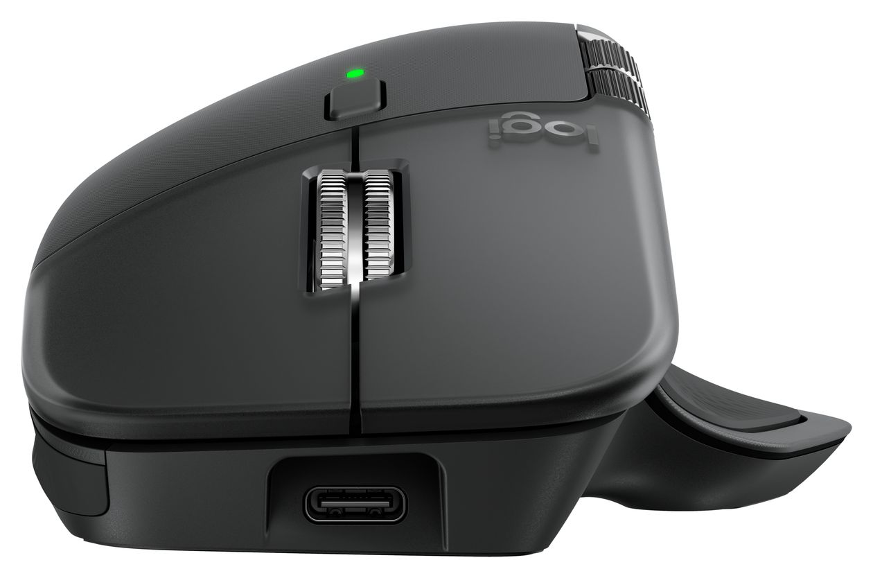 MX Master 4 8000 DPI Büro Maus Laser  (Graphit) 