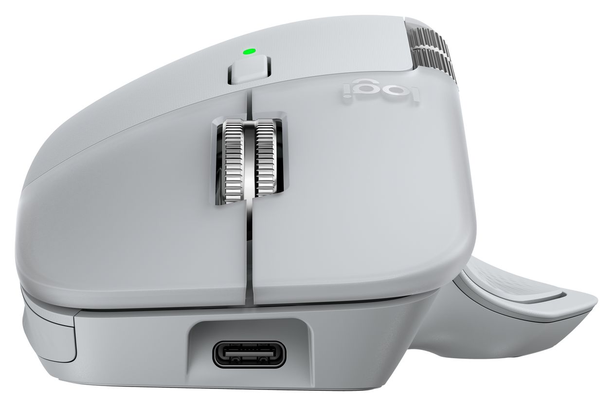MX Master 4 8000 DPI Büro Maus Laser  (Grau) 