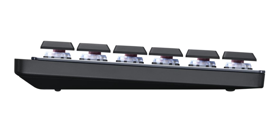 MX Mini Mechanical LED Büro Tastatur RF Wireless + Bluetooth 2.4 GHz  (Graphit) 