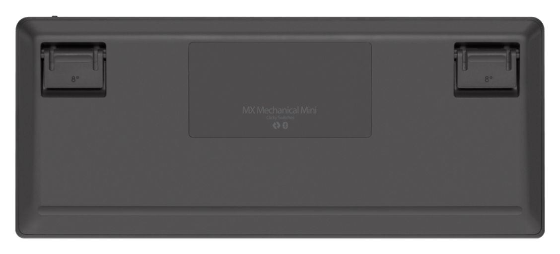 MX Mini Mechanical LED Büro Tastatur RF Wireless + Bluetooth 2.4 GHz  (Graphit) 