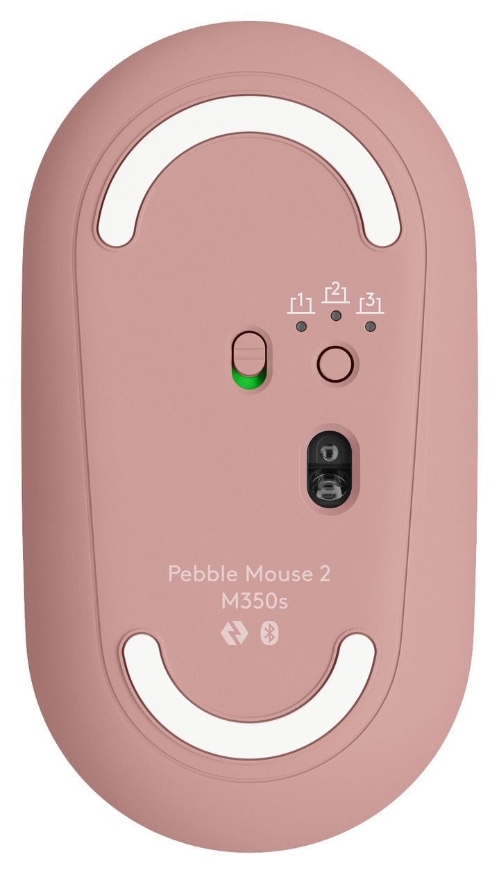 Pebble 2 M350s 4000 DPI Reisen Maus Optisch  (Pink) 