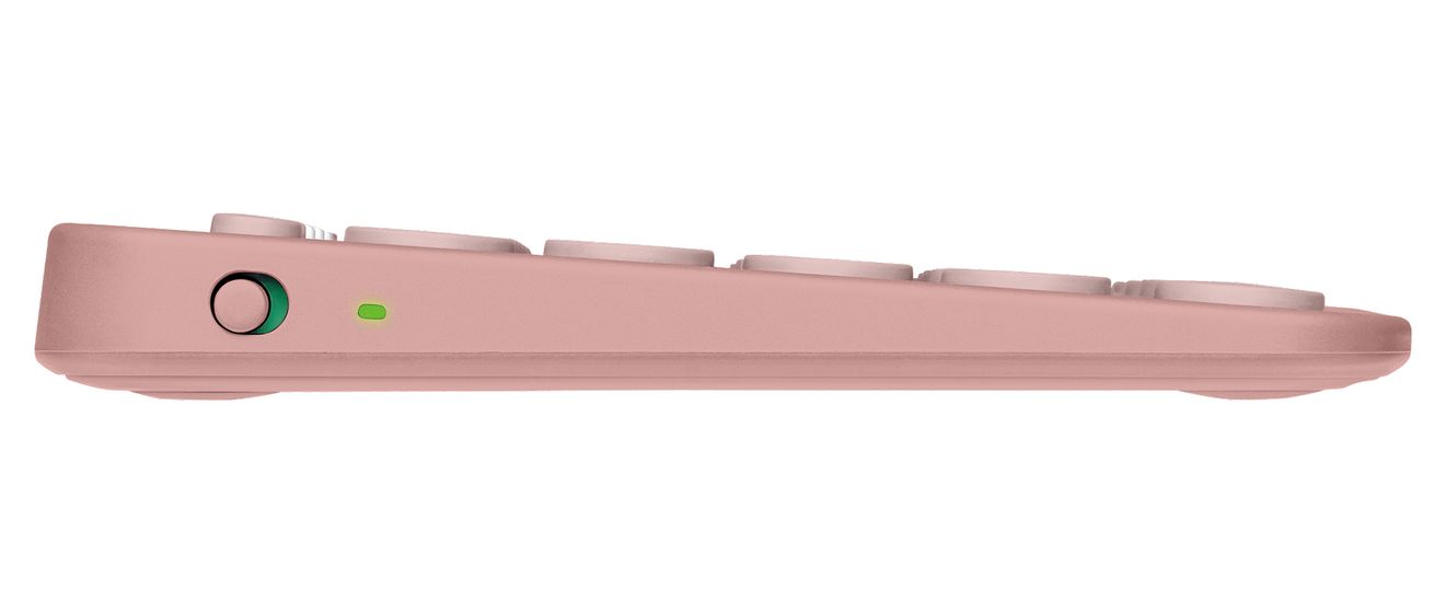 Pebble Keys 2 K380s Universal Tastatur Bluetooth  (Rose) 