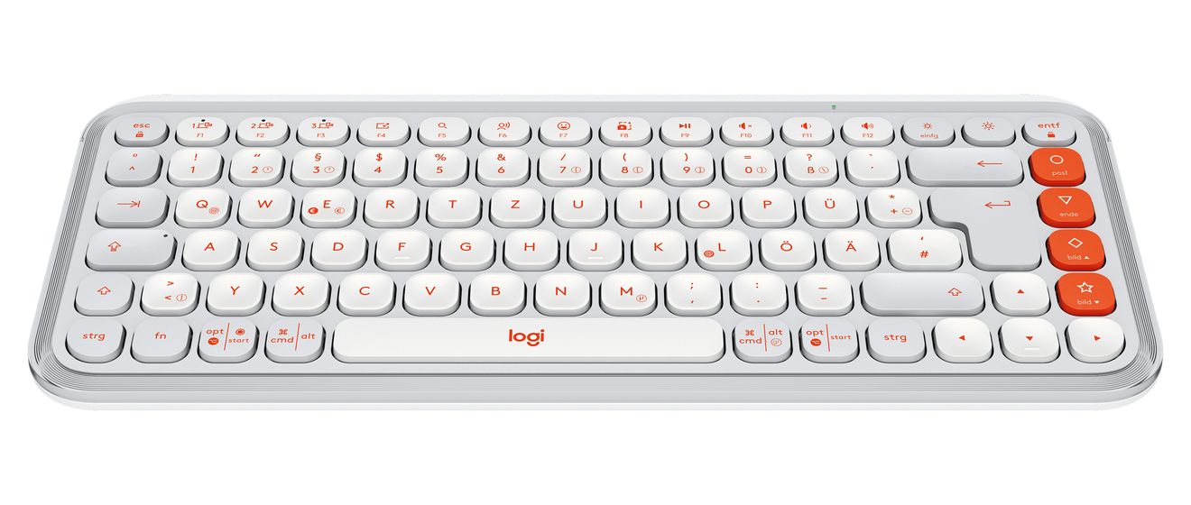 POP Icon Keys Universal Tastatur Bluetooth  (Weiß) 