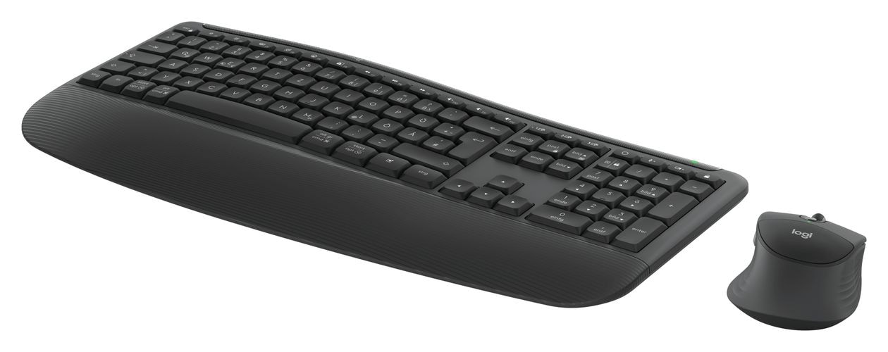 MK880 Signature Comfort Plus Combo Universal Tastatur RF Wireless + Bluetooth 2.4 GHz  (Graphit) 