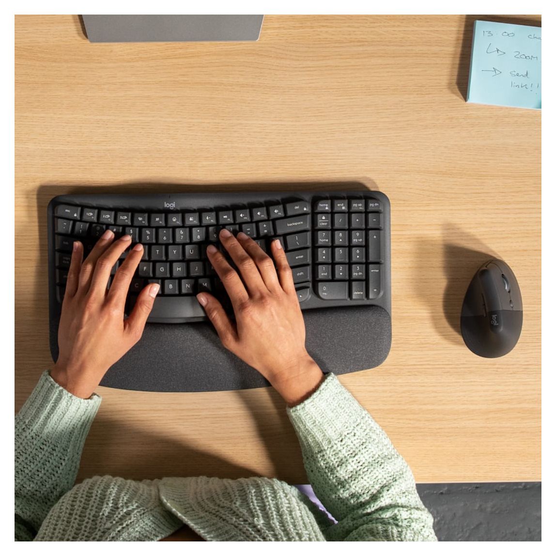 Wave Keys and Lift Combo Universal Tastatur Bluetooth  (Graphit) 