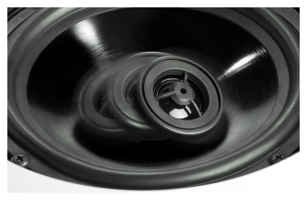 Interior ICP82 80 W 2-Wege Lautsprecher  (Schwarz, Weiß) 