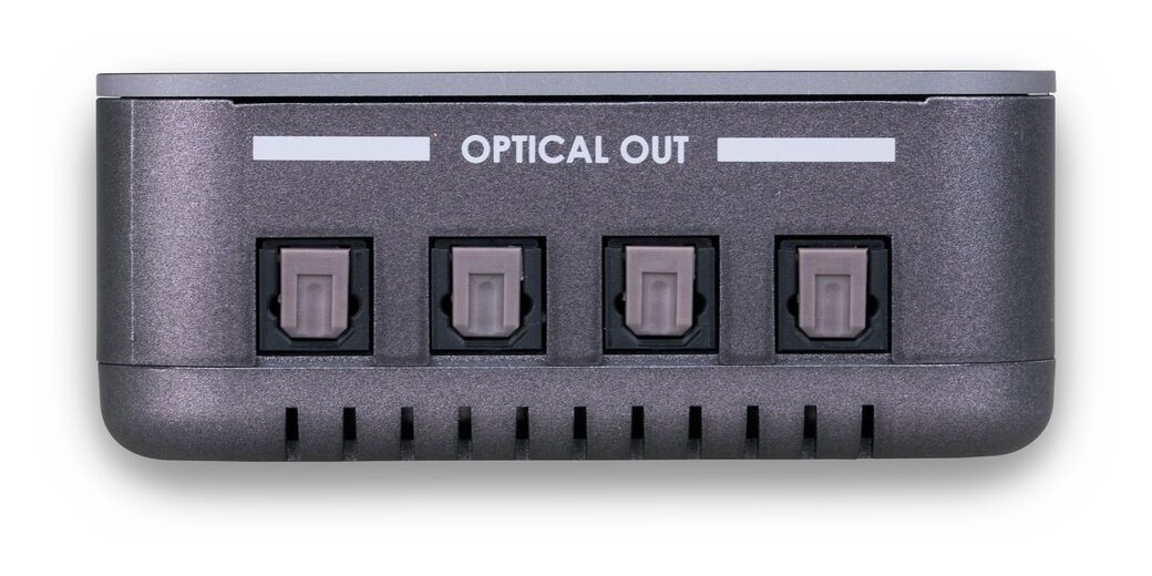 Split TS14 - Toslink-Splitter - 1 Eingang / 4 Ausgänge 