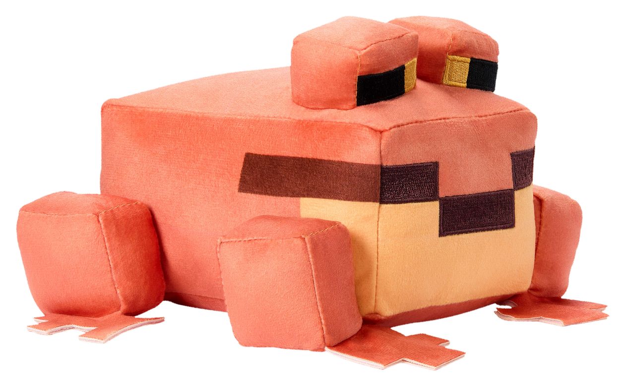 Minecraft Plüschfrosch-Spielzeug, ca. 20 cm große weiche Figur, vom Videospiel inspirierter Charakter 
