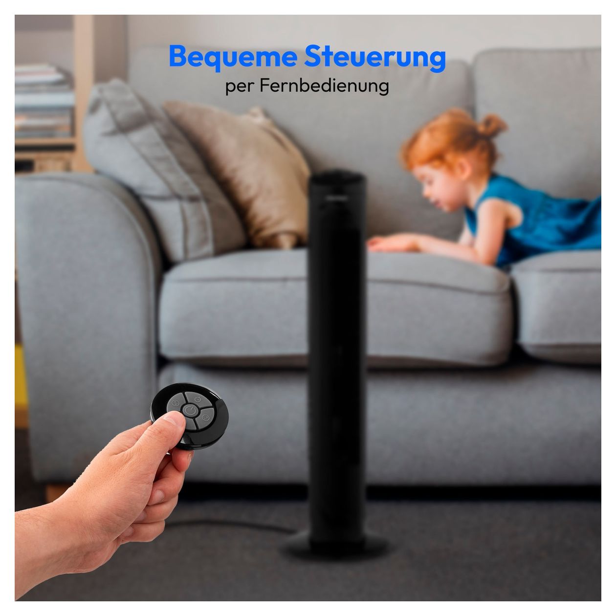 Life E11TF Turmventilator Stand 61 dB  (Schwarz) 